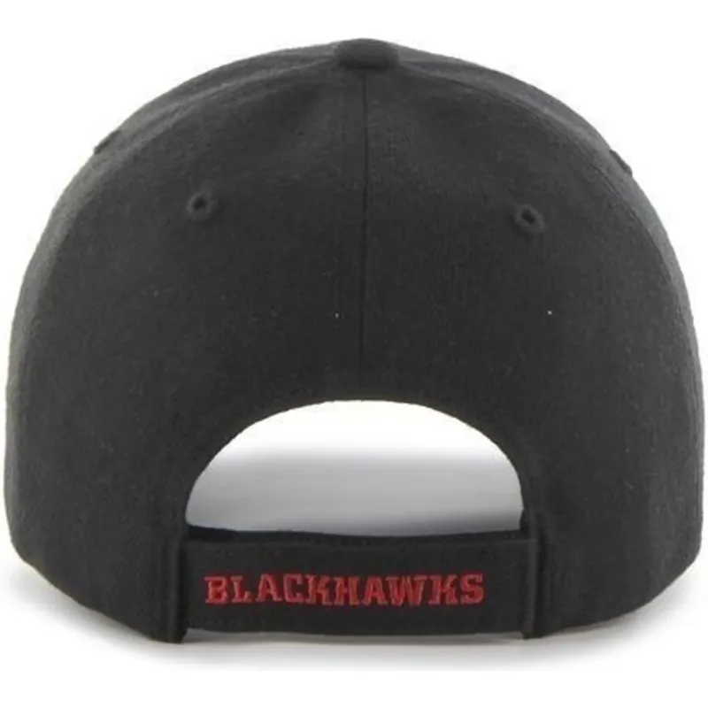 siltovka-zaoblena-cierna-nastavitelny-chicago-blackhawks-nhl-47-brand