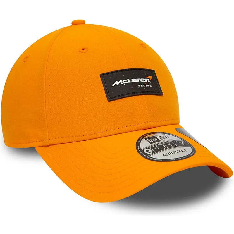siltovka-zaoblena-oranzova-snapback-9forty-repreve-mclaren-racing-formula-1-new-era