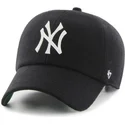 siltovka-zaoblena-cierna-nastavitelny-cinta-piel-new-york-yankees-mlb-47-brand