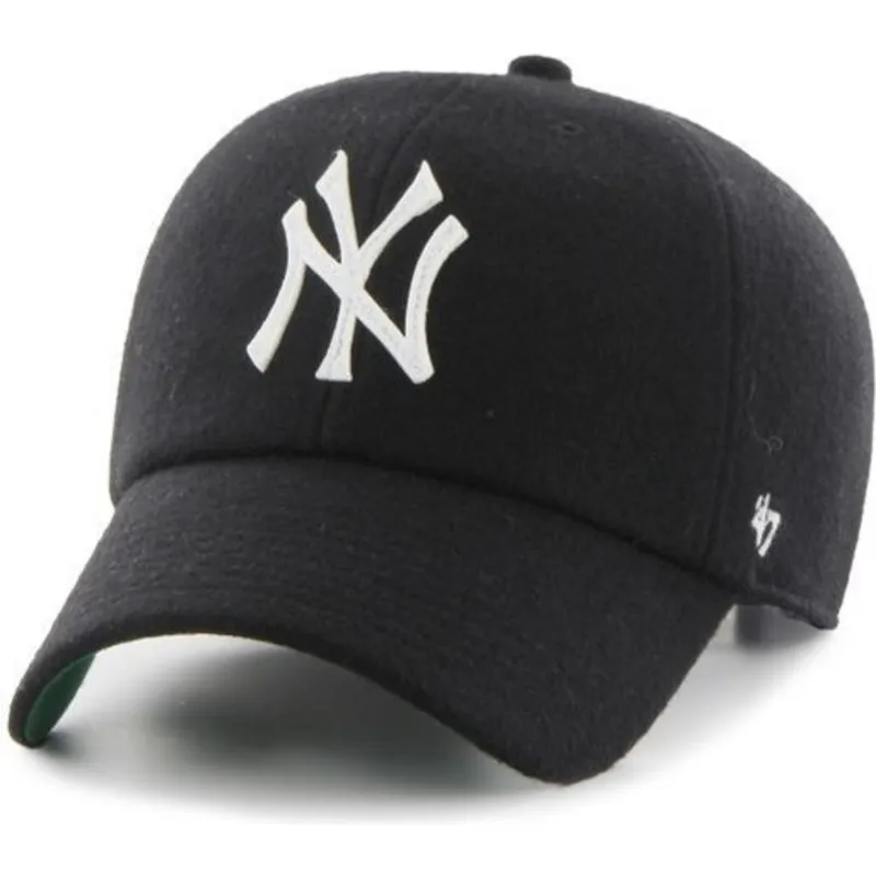 siltovka-zaoblena-cierna-nastavitelny-cinta-piel-new-york-yankees-mlb-47-brand