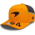 siltovka-zaoblena-oranzova-snapback-lando-norris-9fifty-original-fit-mclaren-racing-formula-1-new-era