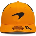 new-era-curved-brim-lando-norris-9fifty-original-fit-mclaren-racing-formula-1-orange-and-grey-snapback-cap