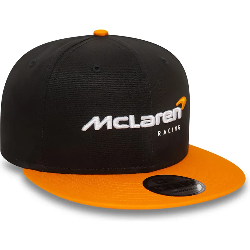 schwarze-und-orangefarbene-flache-snapback-kappe-9fifty-essentials-von-mclaren-racing-formula-1-von-new-era