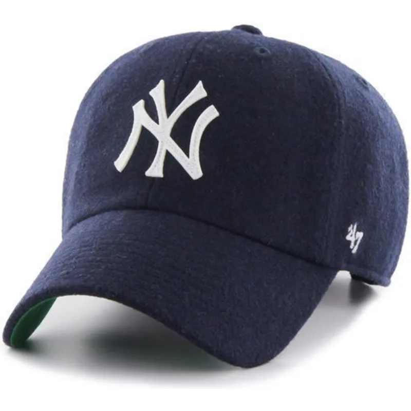 siltovka-zaoblena-tmavomodra-nastavitelny-cinta-piel-new-york-yankees-mlb-47-brand