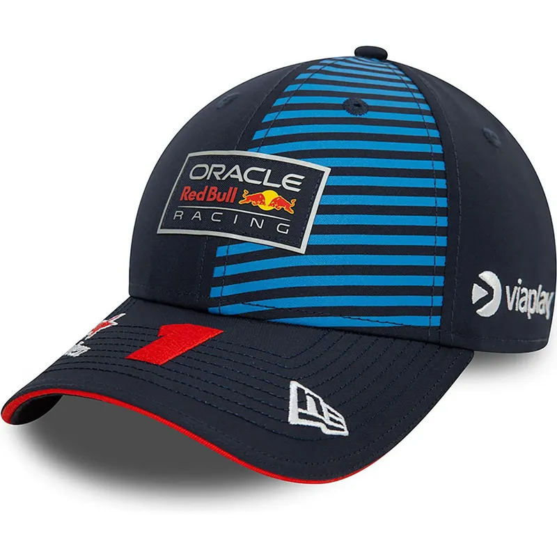 siltovka-zaoblena-tmavomodra-snapback-max-verstappen-9forty-red-bull-racing-formula-1-new-era