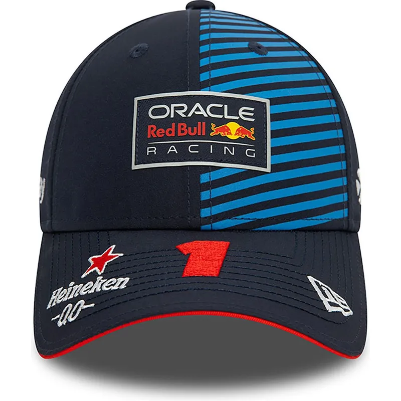 siltovka-zaoblena-tmavomodra-snapback-max-verstappen-9forty-red-bull-racing-formula-1-new-era