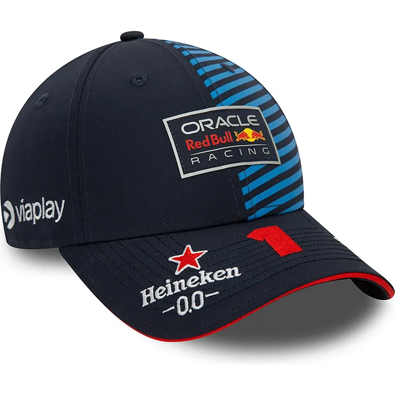 siltovka-zaoblena-tmavomodra-snapback-max-verstappen-9forty-red-bull-racing-formula-1-new-era