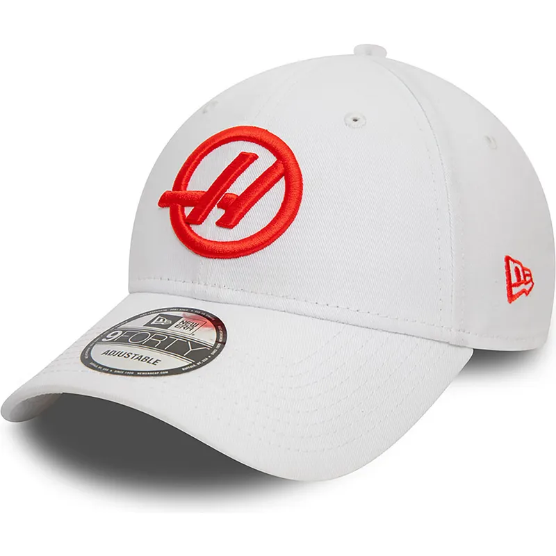 siltovka-zaoblena-biely-snapback-9forty-haas-f1-team-formula-1-new-era