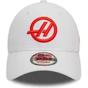 siltovka-zaoblena-biely-snapback-9forty-haas-f1-team-formula-1-new-era