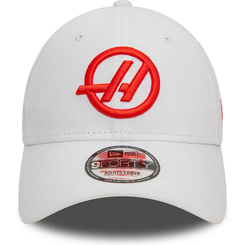 siltovka-zaoblena-biely-snapback-9forty-haas-f1-team-formula-1-new-era