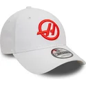 siltovka-zaoblena-biely-snapback-9forty-haas-f1-team-formula-1-new-era