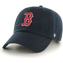 47-brand-curved-brim-boston-red-sox-mlb-clean-up-cap-marineblau