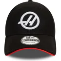 siltovka-zaoblena-cierna-snapback-9forty-side-patch-haas-f1-team-formula-1-new-era