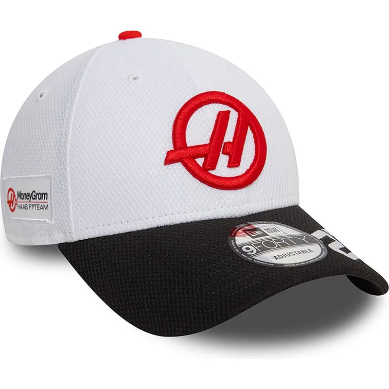 cap-zaoblena-white-snapback-nico-hulkenberg-9forty-haas-f1-team-formula-1-new-era