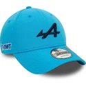 blaue-snapback-kappe-mit-gebogenem-schirm-9forty-essential-repreve-des-alpine-f1-teams-formel-1-von-new-era