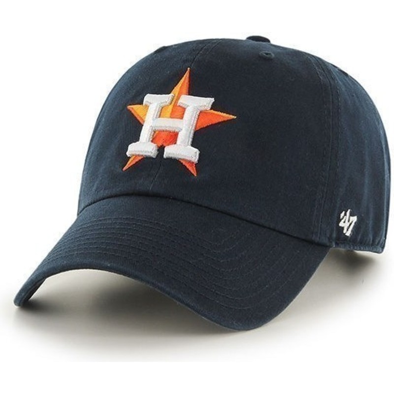 47-brand-curved-brim-houston-astros-mlb-clean-up-cap-schwarz