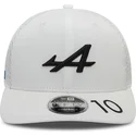 siltovka-zaoblena-biely-snapback-pierre-gasly-9fifty-original-fit-alpine-f1-team-formula-1-new-era