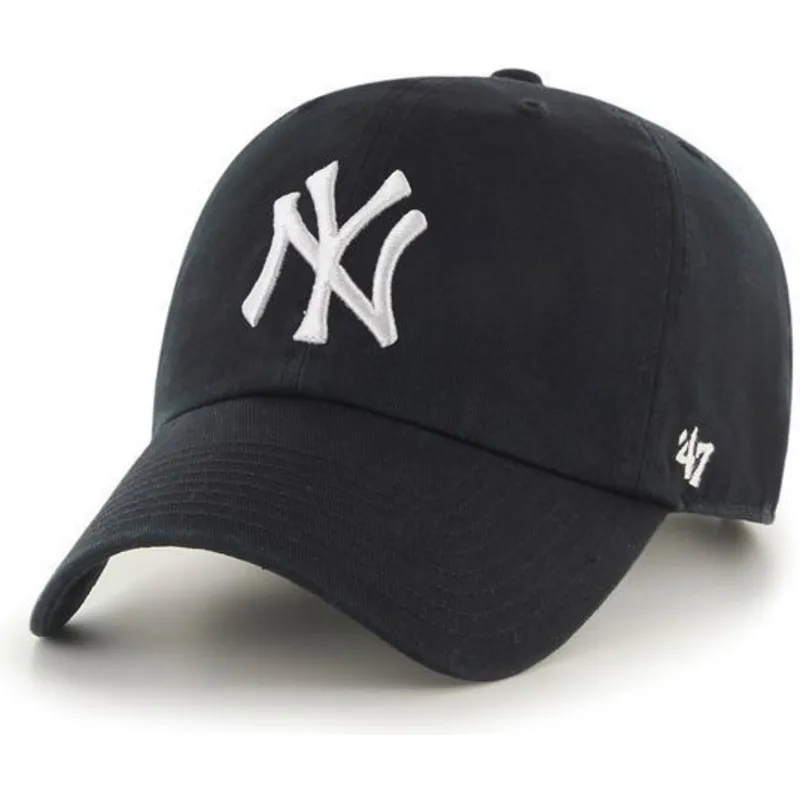cap-zaoblena-black-adjustable-strap-new-york-yankees-mlb-47-brand cap-zaoblena-black-adjustable-strap-new-york-yankees-mlb-47-brand
