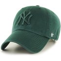 47-brand-curved-brim-mit-grunem-logo-new-york-yankees-mlb-clean-up-cap-grun