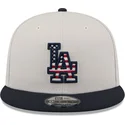 siltovka-rovna-bezova-snapback-9fifty-4th-of-july-los-angeles-dodgers-mlb-new-era