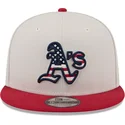 siltovka-rovna-bezova-snapback-9fifty-4th-of-july-oakland-athletics-mlb-new-era