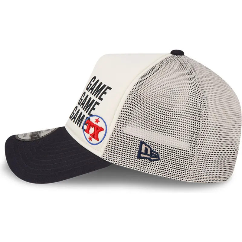 siltovka-zaoblena-bezova-snapback-a-frame-all-star-game-texas-rangers-mlb-new-era