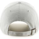 47-brand-curved-brim-hellgrau-mit-grauem-logo-new-york-yankees-mlb-clean-up-cap-weiss