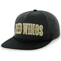 siltovka-rovna-cierna-snapback-detroit-red-wings-nhl-47-brand