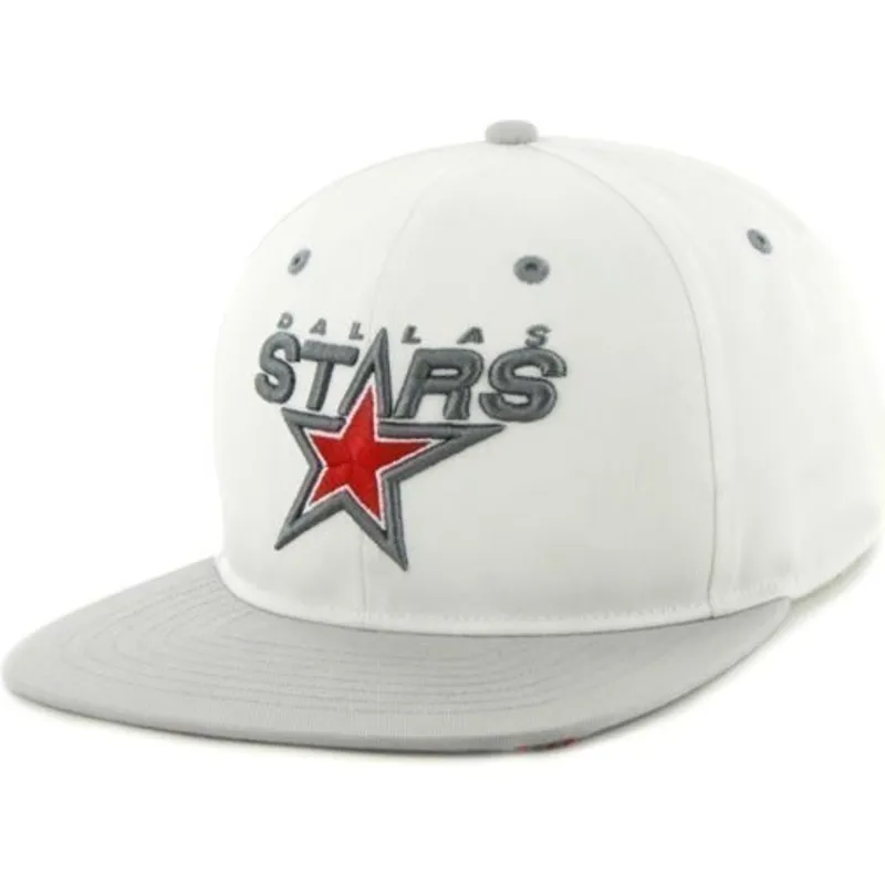 siltovka-rovna-biely-snapback-dallas-stars-nhl-47-brand