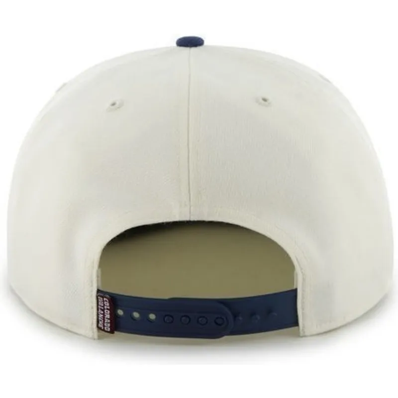cap-rovna-white-snapback-colorado-avalanche-nhl-47-brand