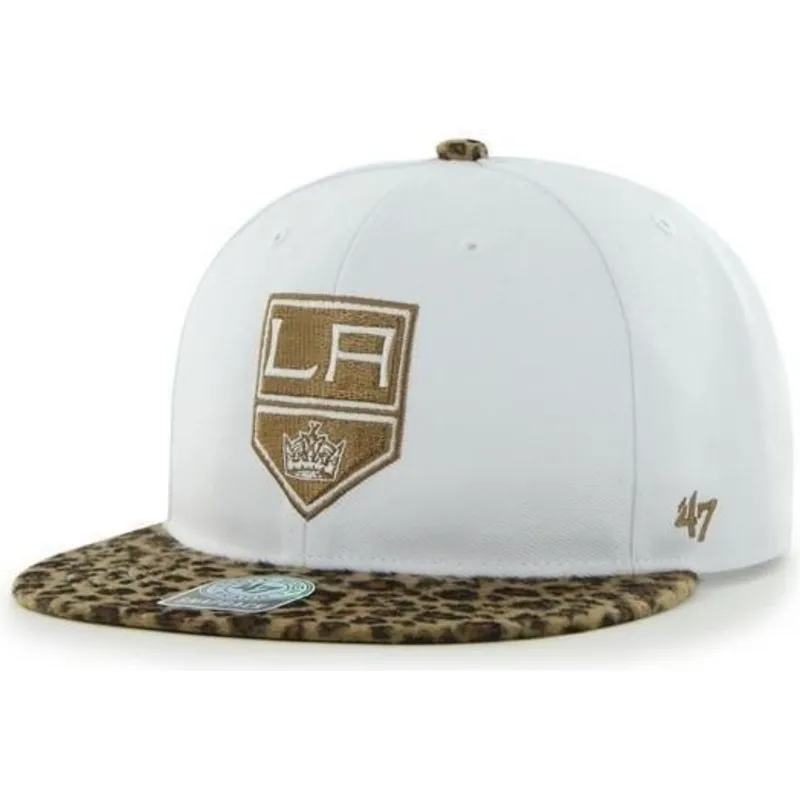 cap-rovna-white-snapback-los-angeles-kings-nhl-47-brand