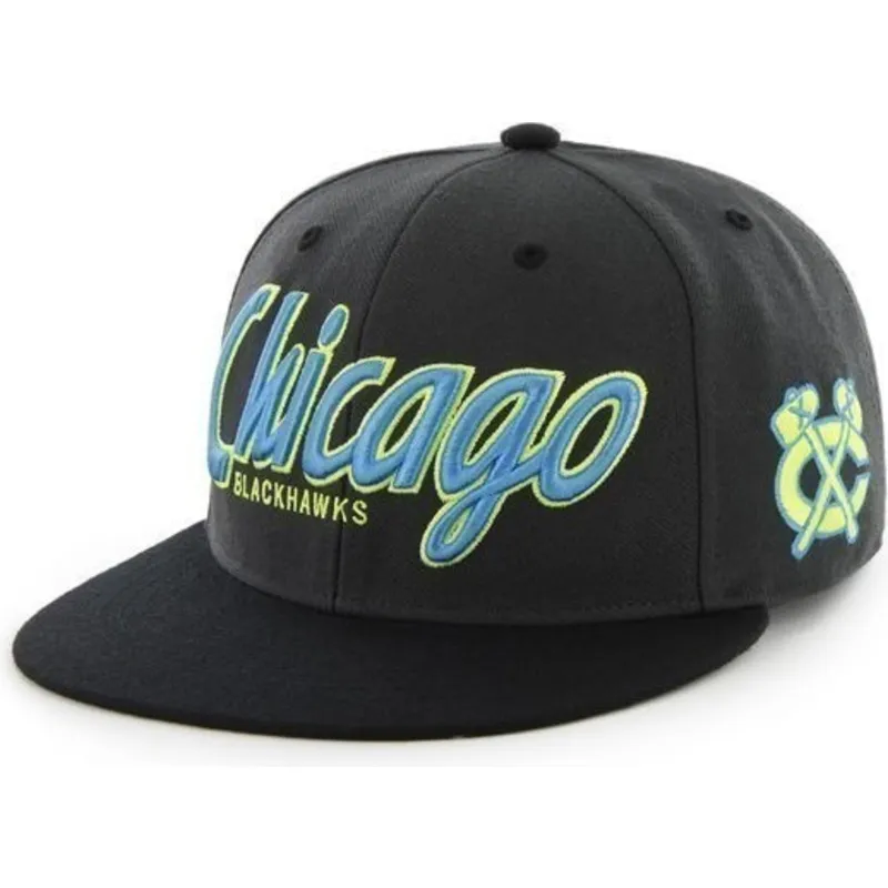 siltovka-rovna-cierna-snapback-letras-chicago-blackhawks-nhl-47-brand