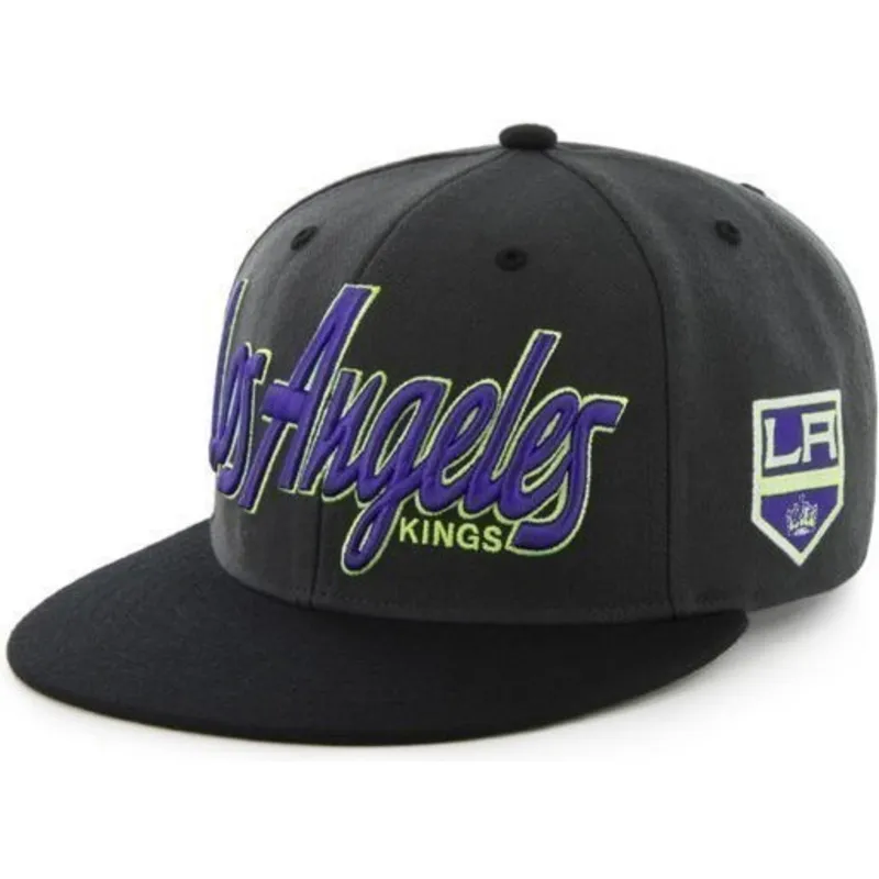 siltovky-rovna-cierna-snapback-de-letras-los-angeles-kings-nhl-47-brand
