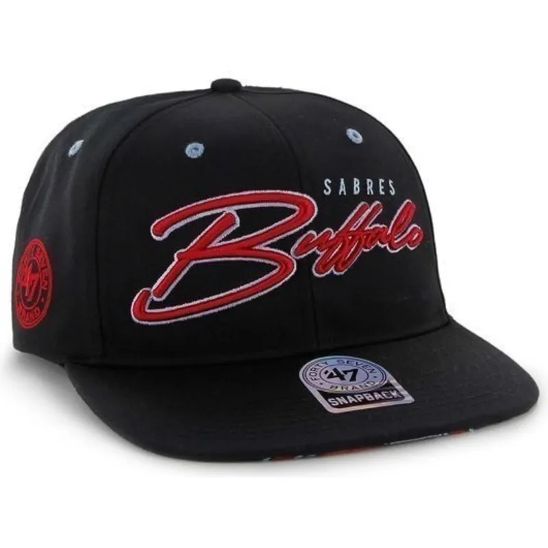 siltovka-rovna-cierna-snapback-letras-buffalo-sabres-nhl-47-brand