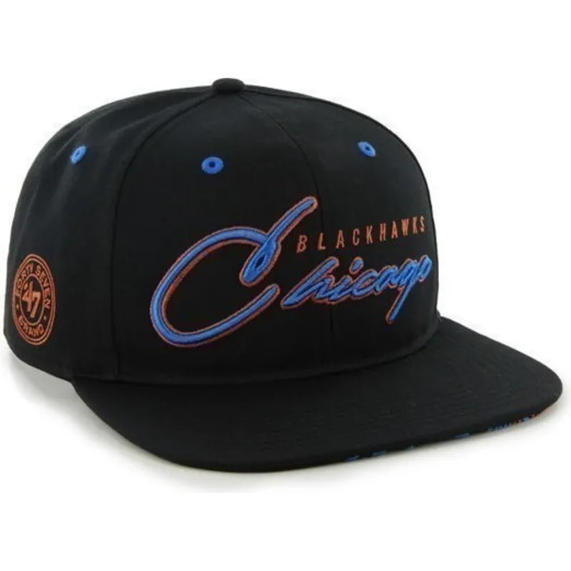 siltovka-rovna-cierna-snapback-letras-chicago-blackhawks-nhl-47-brand