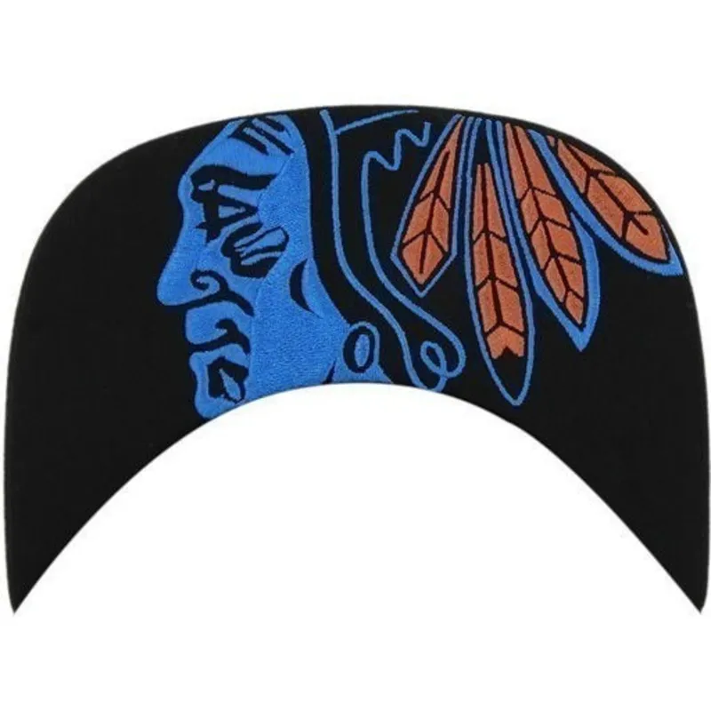 siltovka-rovna-cierna-snapback-letras-chicago-blackhawks-nhl-47-brand