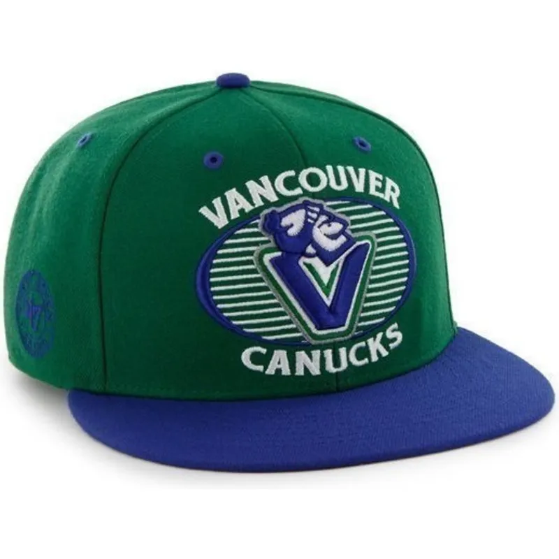 siltovka-rovna-zelena-snapback-vancouver-canucks-nhl-47-brand