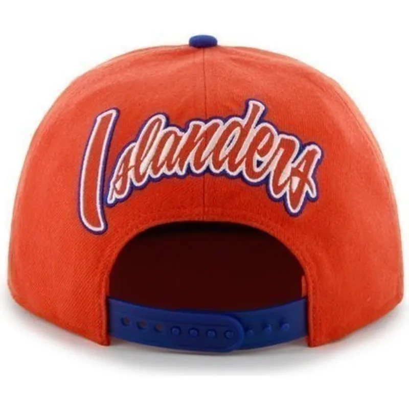 siltovky-rovna-oranzova-snapback-new-york-islanders-nhl-47-brand