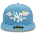 new-era-new-york-yankees-mlb-59fifty-cloud-fitted-blaue-flat-cap
