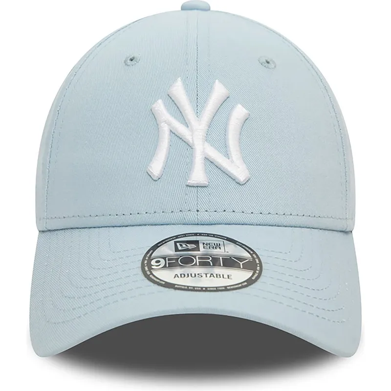 new-era-9forty-league-essential-verstellbare-hellblaue-kappe-der-new-york-yankees-mlb