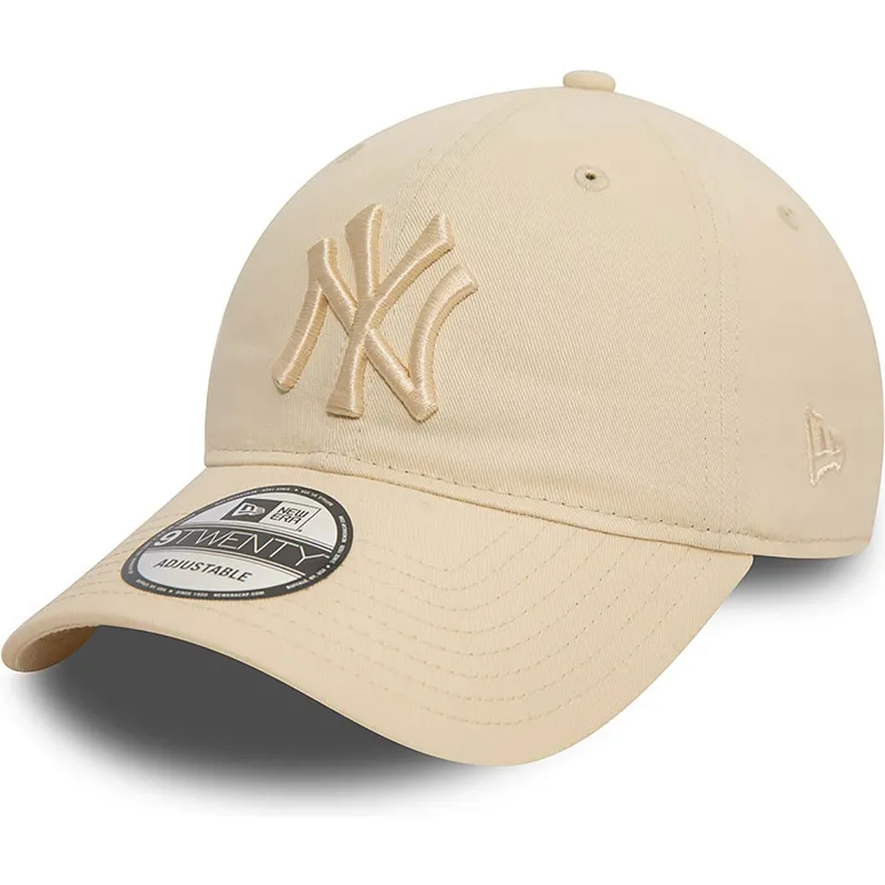 siltovka-zaoblena-bezova-nastavitelny-9twenty-league-essential-new-york-yankees-mlb-new-era