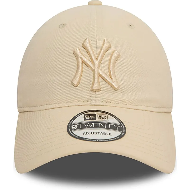 siltovka-zaoblena-bezova-nastavitelny-9twenty-league-essential-new-york-yankees-mlb-new-era