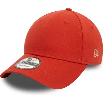 New Era Curved Brim 9FORTY Essential Red Adjustable Cap