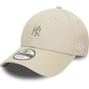 siltovka-zaoblena-bezova-nastavitelny-9forty-metallic-pin-new-york-yankees-mlb-new-era