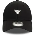 siltovka-zaoblena-cierna-nastavitelny-9forty-metallic-pin-chicago-bulls-nba-new-era