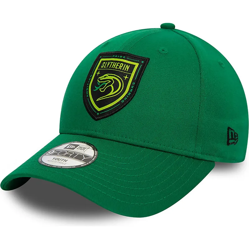 siltovka-zaoblena-zelena-snapback-pre-deti-9forty-slytherin-harry-potter-new-era