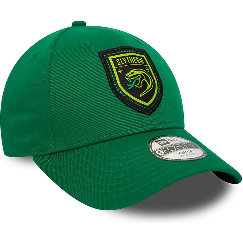 siltovka-zaoblena-zelena-snapback-pre-deti-9forty-slytherin-harry-potter-new-era
