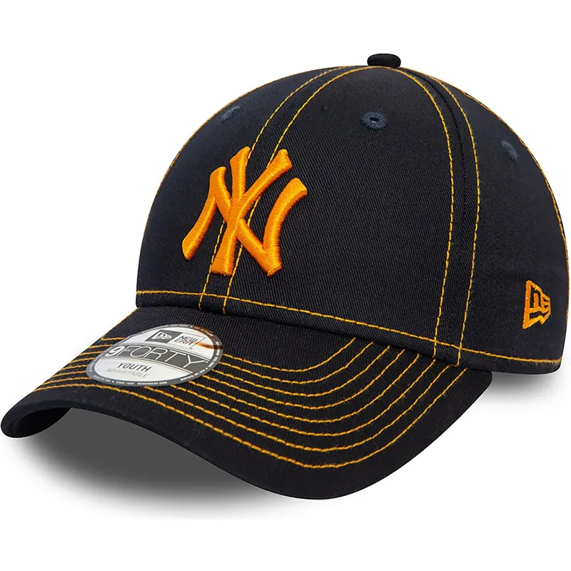 siltovka-zaoblena-tmavomodra-nastavitelny-pre-deti-9forty-stitch-new-york-yankees-mlb-new-era