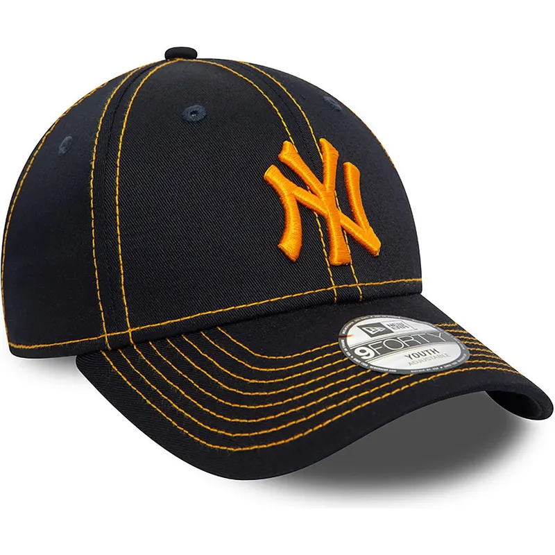 siltovka-zaoblena-tmavomodra-nastavitelny-pre-deti-9forty-stitch-new-york-yankees-mlb-new-era