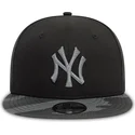 new-era-mlb-new-york-yankees-9fifty-contrast-snapback-kappe-fur-kinder-schwarz-mit-grauem-logo